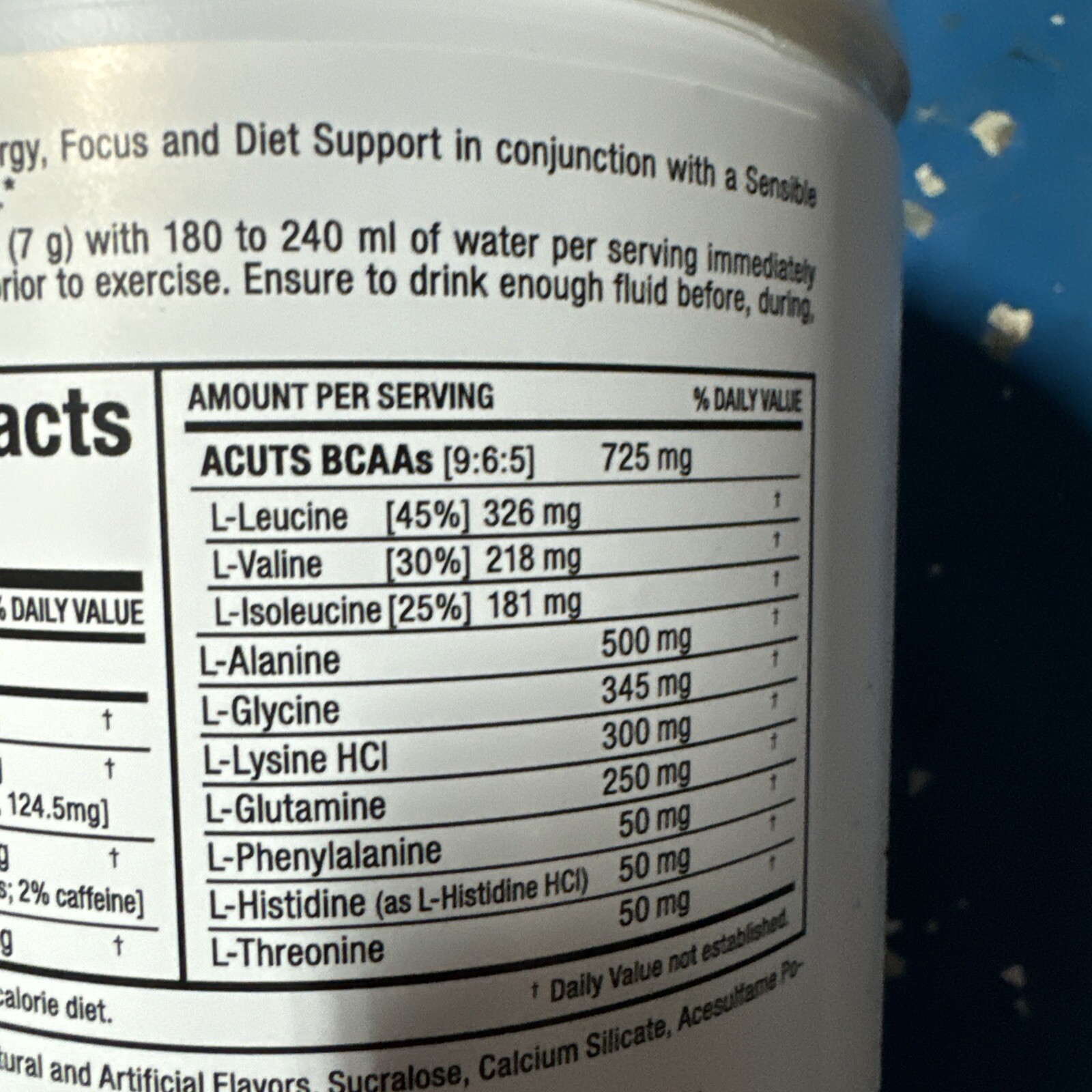 ALLMAX Nutrition A:CUTS, Amino Charged Energy Drink, Arctic Orange, 210g