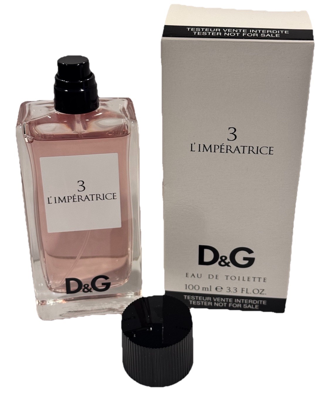 D & G 3 L’IMPERATRICE by DOLCE & GABBANA NEW In TESTER BOX W/CAP