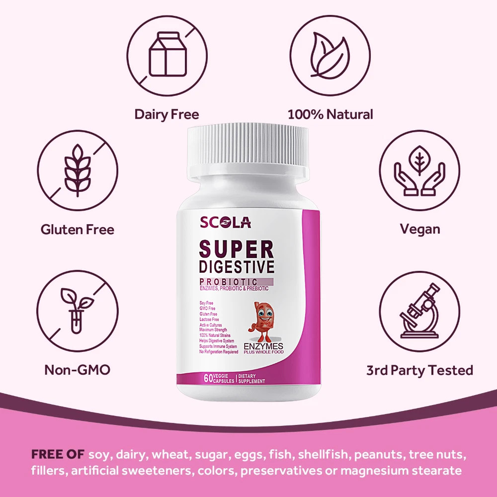 Probiotic blend of Lactobacillus Salivarius 100 Billion CFU Digestive Support