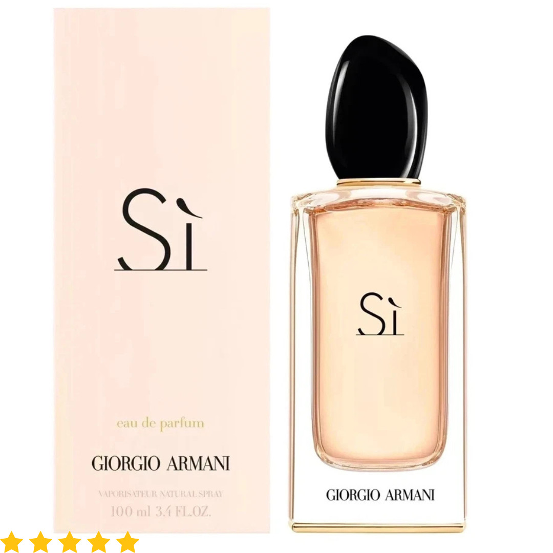 Armani SI By Giorgio Armani Women 3.4 OZ 100 ML Eau De Parfum New Sealed Box