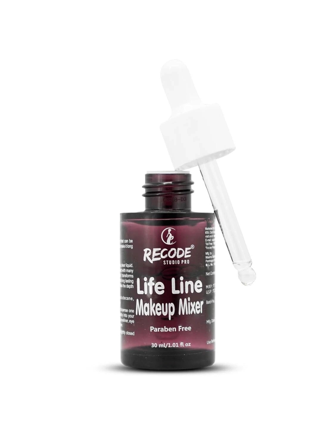 Recode Lifeline Makeup Mixer helps to Create Long Lasting Waterproof Effect 30ml