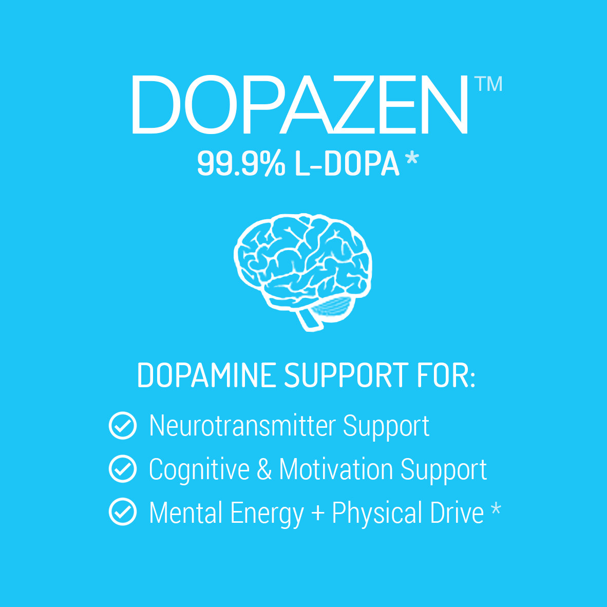 DOPAZEN™ Dopamine Support Supplement – Focus, Memory, Motivation & Clarity