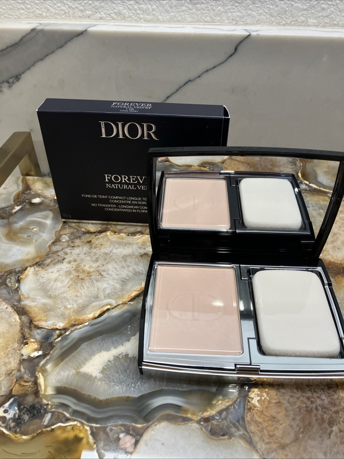 Dior Forever Natural Velvet Compact Foundation 1CR Cool Rosy 10g BRAND NEW
