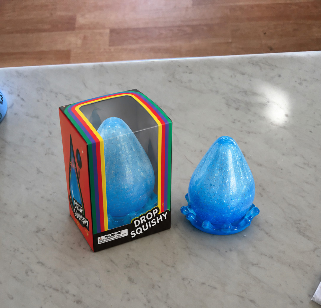 Hot Selling Style Dreamy Water Drop Squishy Toy,Malt Sugar Slow