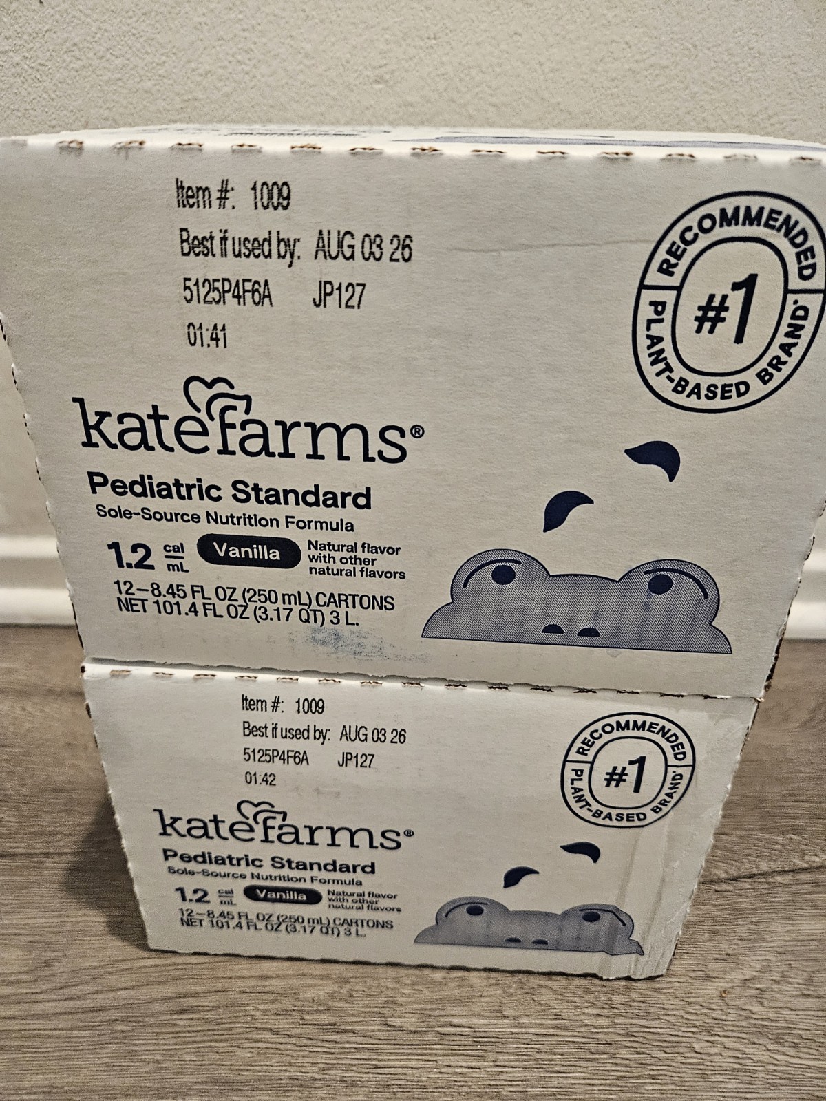 Kate Farms Pediatric Standard 1.2 cal/mL Vanilla 12 x 8.45 fl oz Exp 8/3/26
