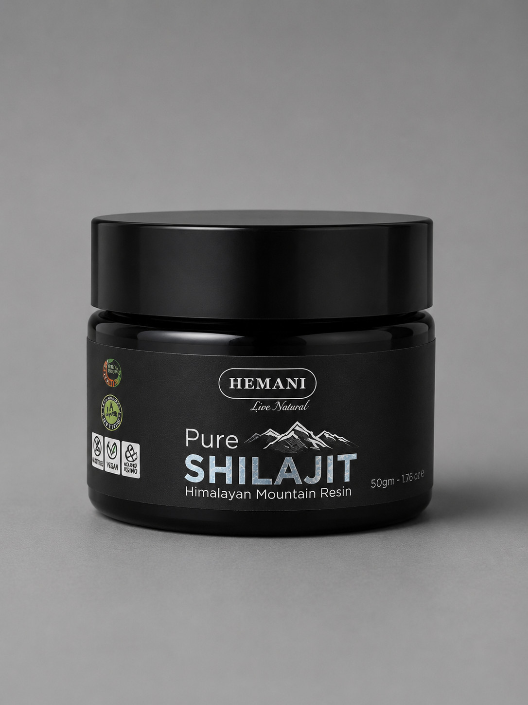 Hemani Pure Shilajit Resin – Premium Himalayan Mountain Resin (50g)