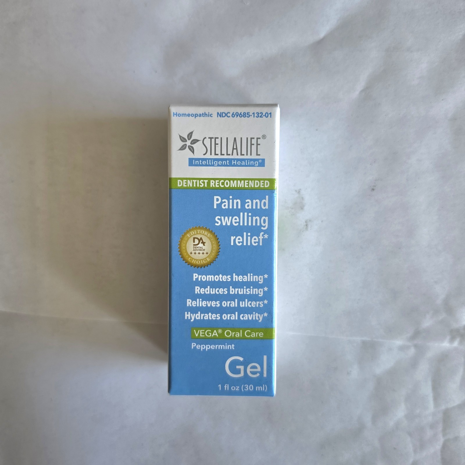 StellaLife – VEGA Oral Pain Care Gel – Peppermint – 1 fl oz – Best By: 08/2027