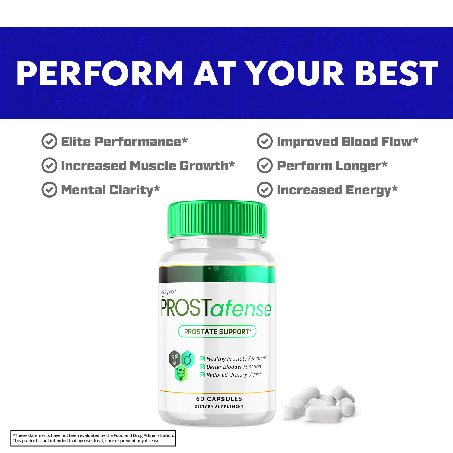 Prostafense Advanced Prostate Support Natural Bladder Health Formula 60 Capsule
