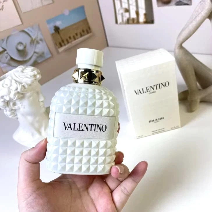 Valentino Uomo Born In Roma Ivory Men’s EDT Spray 3.4oz Authentic New