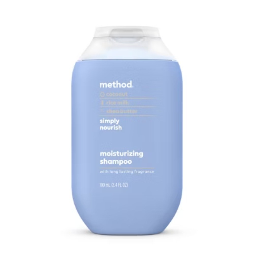 Method Simply Nourish Shampoo 3.4oz, Travel Sulfate-Free