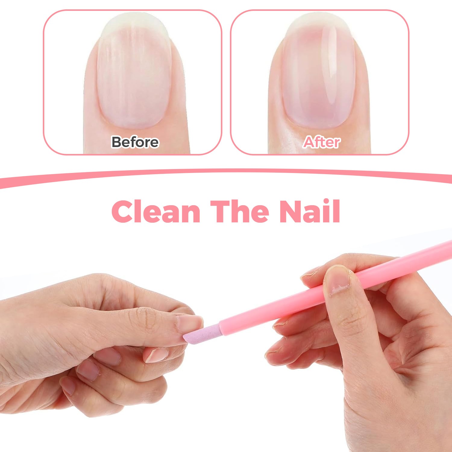 2-in-1 Cuticle Care Treatment Pen | Exfoliates, Polishes and Smooths Cuticles