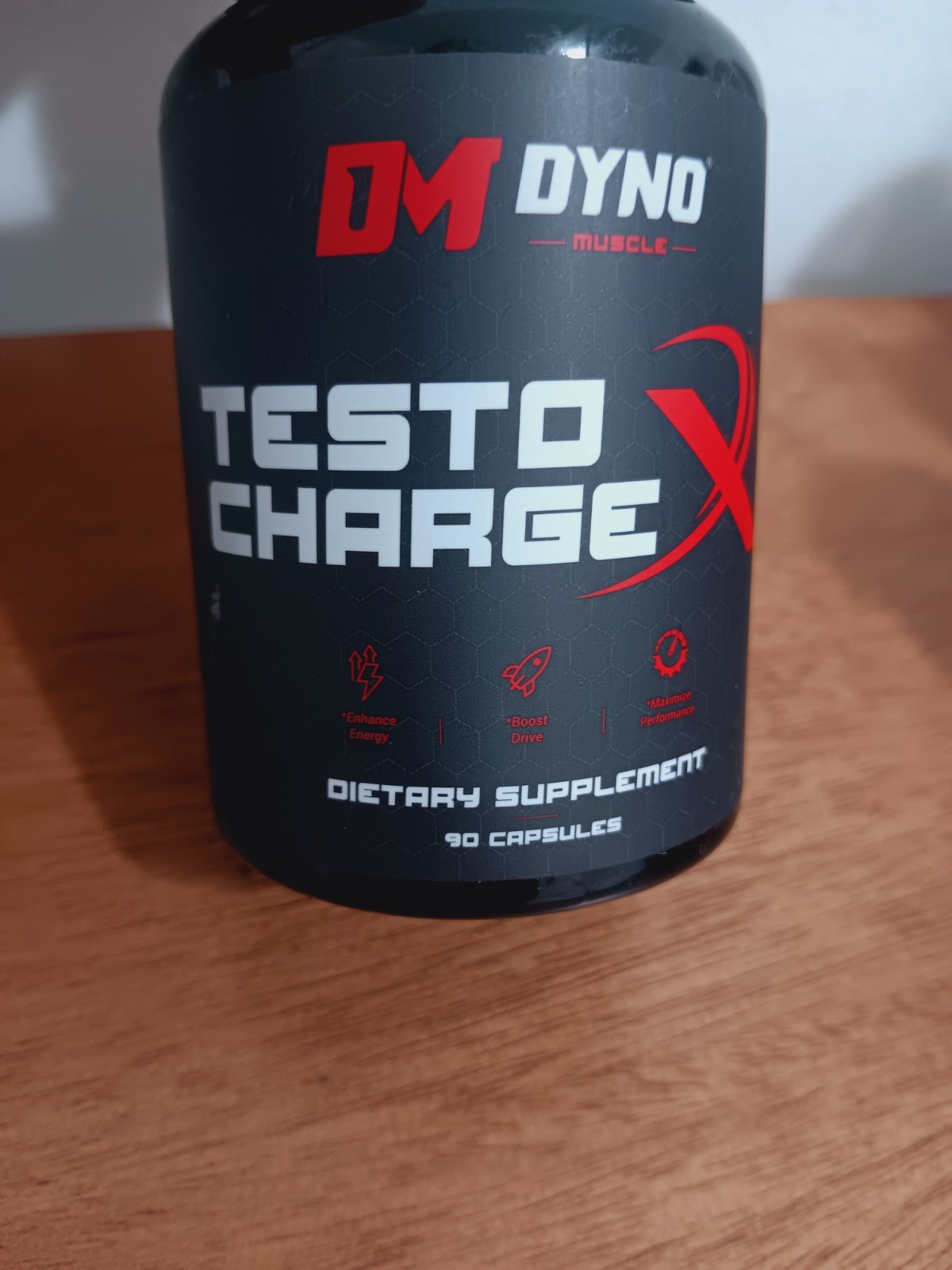 DYNO Muscle Testo Charge Energy Supplement Capsules 90,exp:19/08/2027
