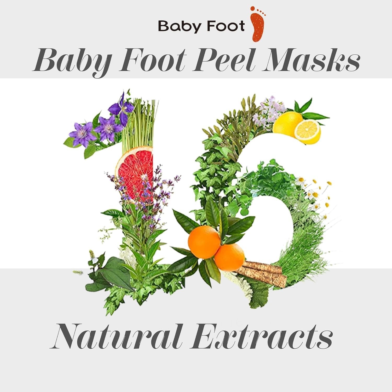 Baby Foot Exfoliating Foot Peel Lavender Scented Soft Feet (2PACK) 08/2027