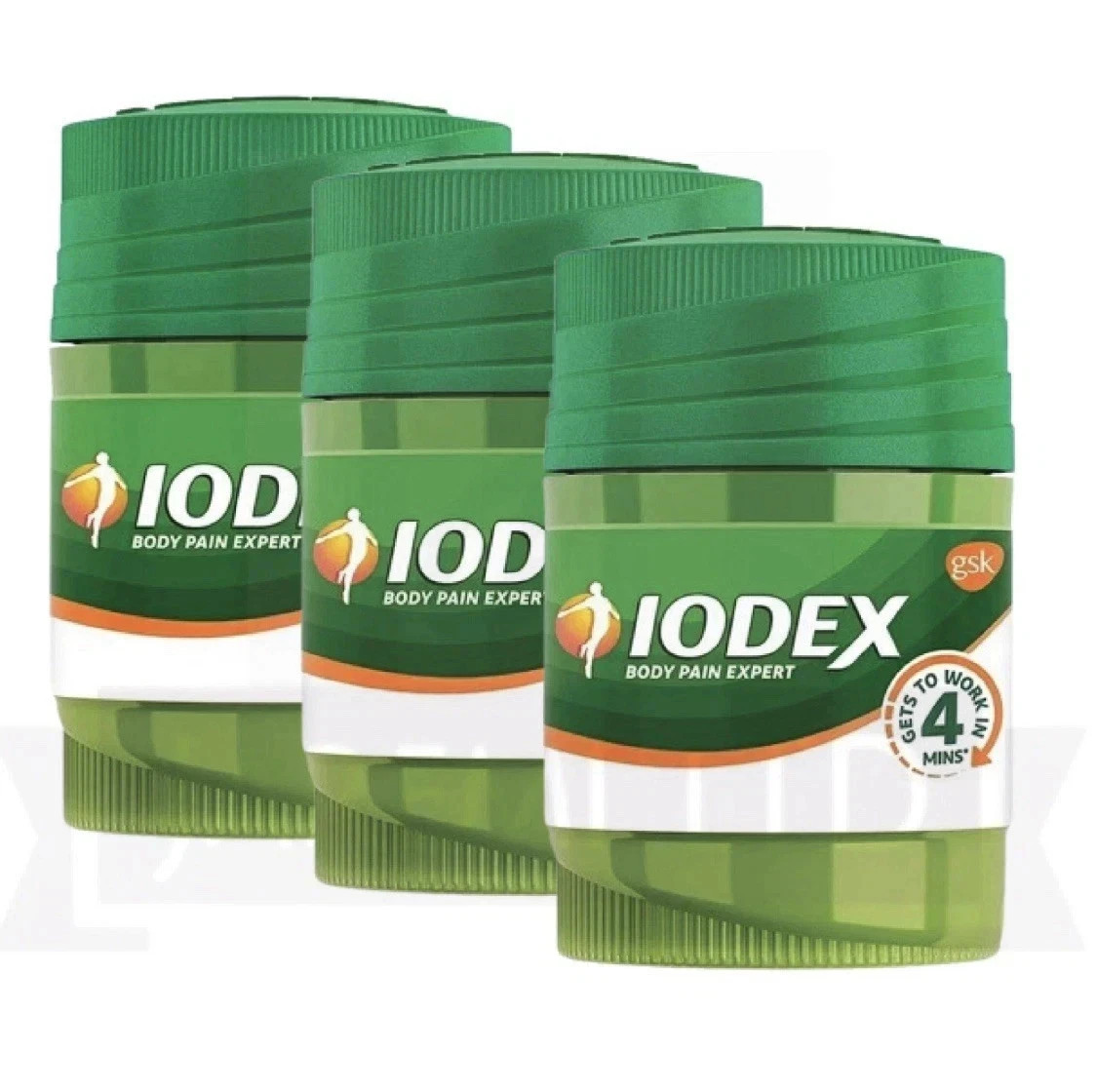 IODEX Ayurvedic Pain Relief Balm – Fast-Acting Relief in 4 Minutes (16g) Pack-5
