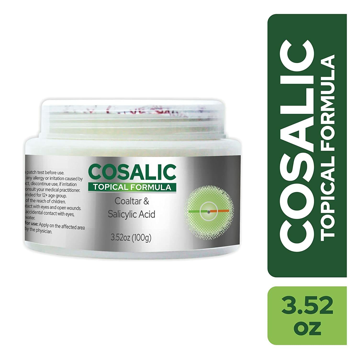 Coal Tar Salicylic Acid (Cosalic) – [100gm / 3.52oz] (Pack of 1 – Pack of 10)