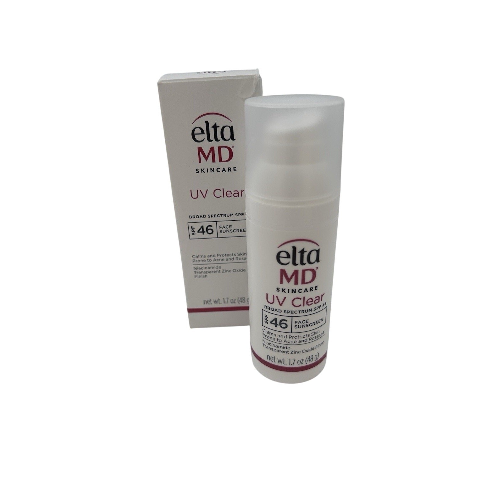 Elta MD UV Clear Broad-spectrum Facial Sunscreen SPF 46 1.7 oz EXP 2027 NEW