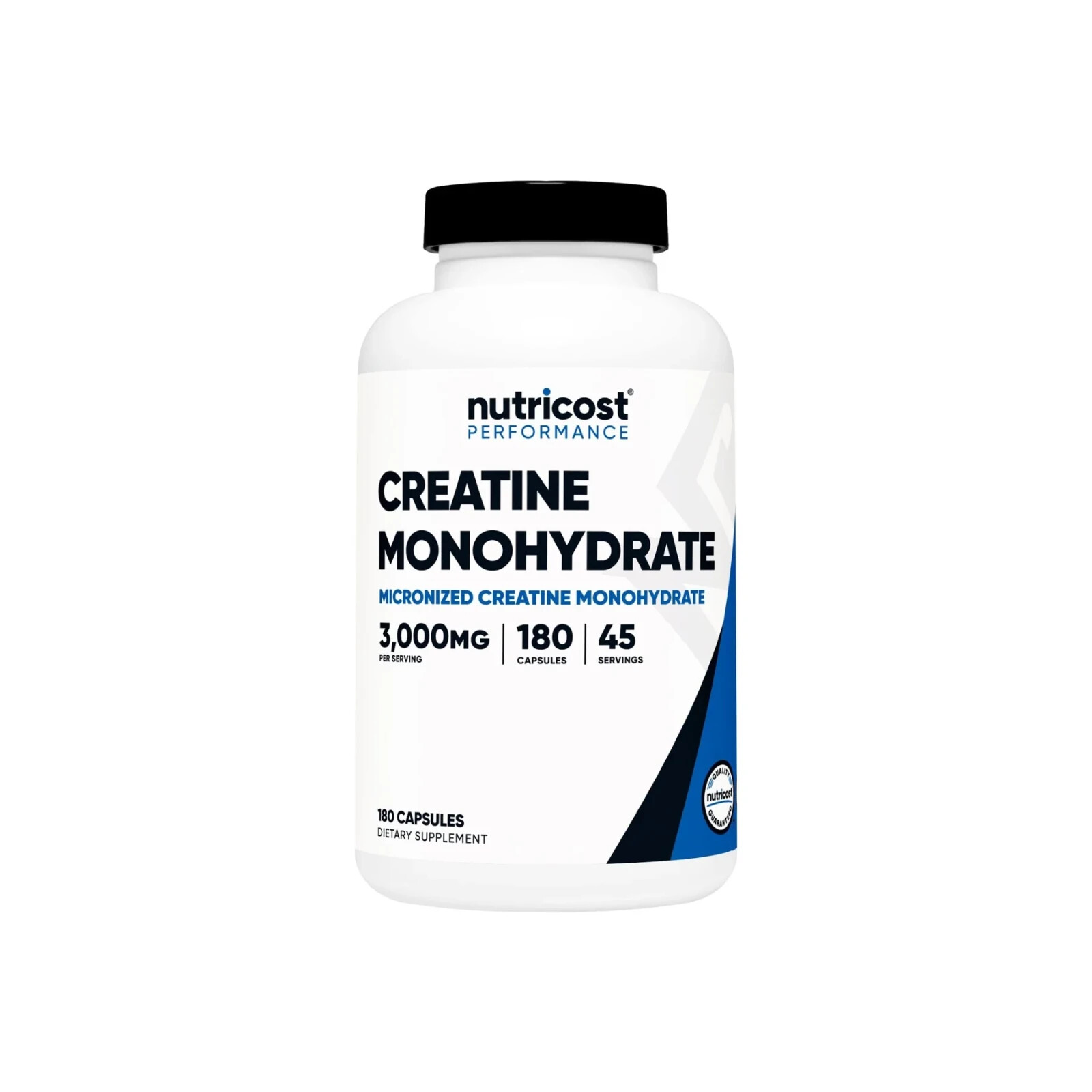 Nutricost Creatine Monohydrate 3,000mg – 180 Caps (45 Servings) EXP – 01/2027