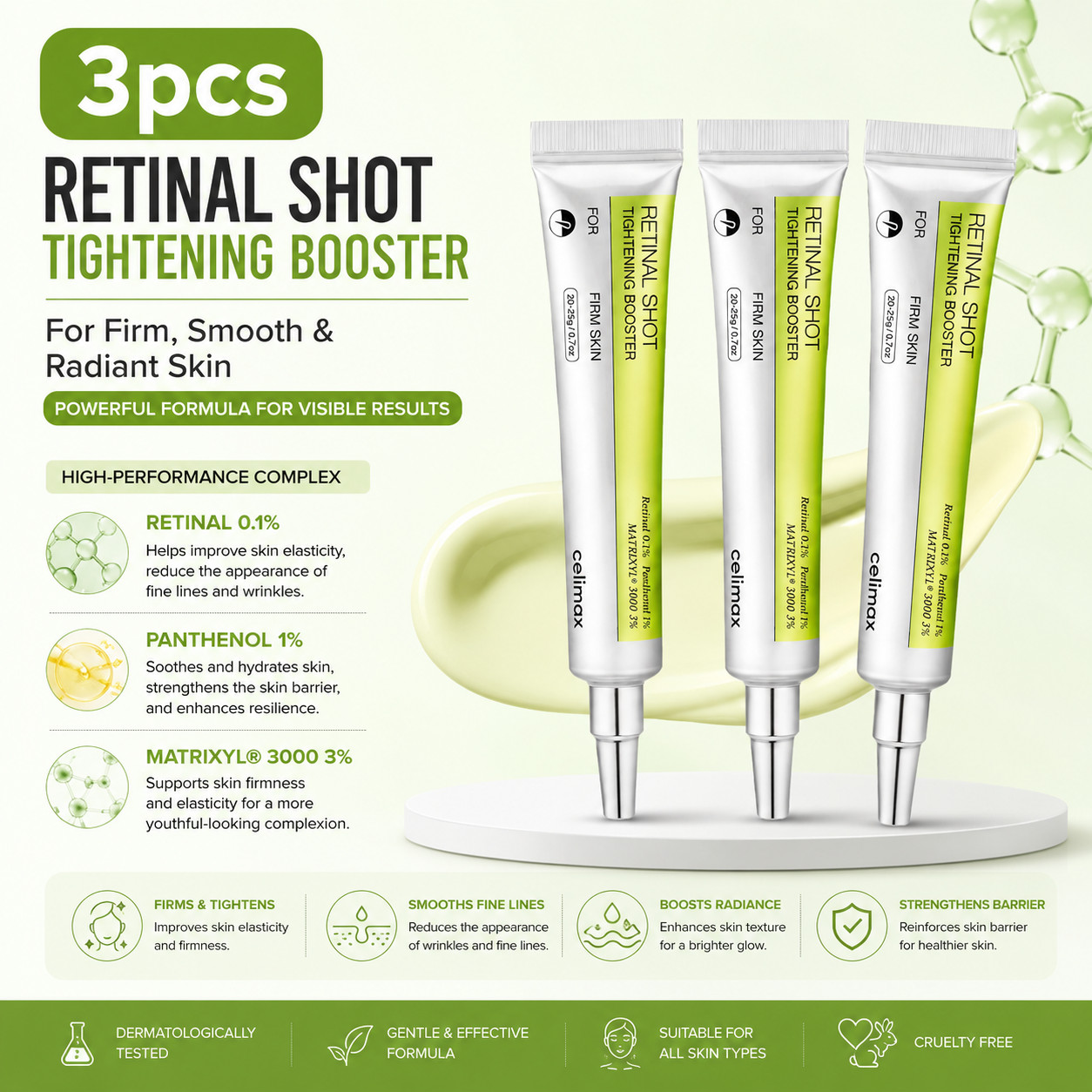 celimax The Vita A Retinal Shot Tightening Booster | 0.1% Retinal