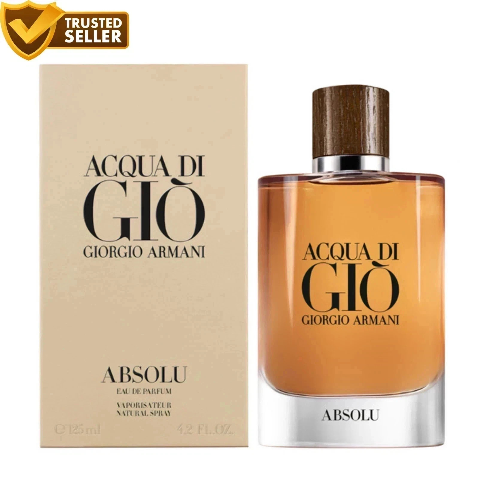 Giorgio Armani Acqua di Gio Absolu Eau de Parfume Spray for Men, 4.2 Fl Oz