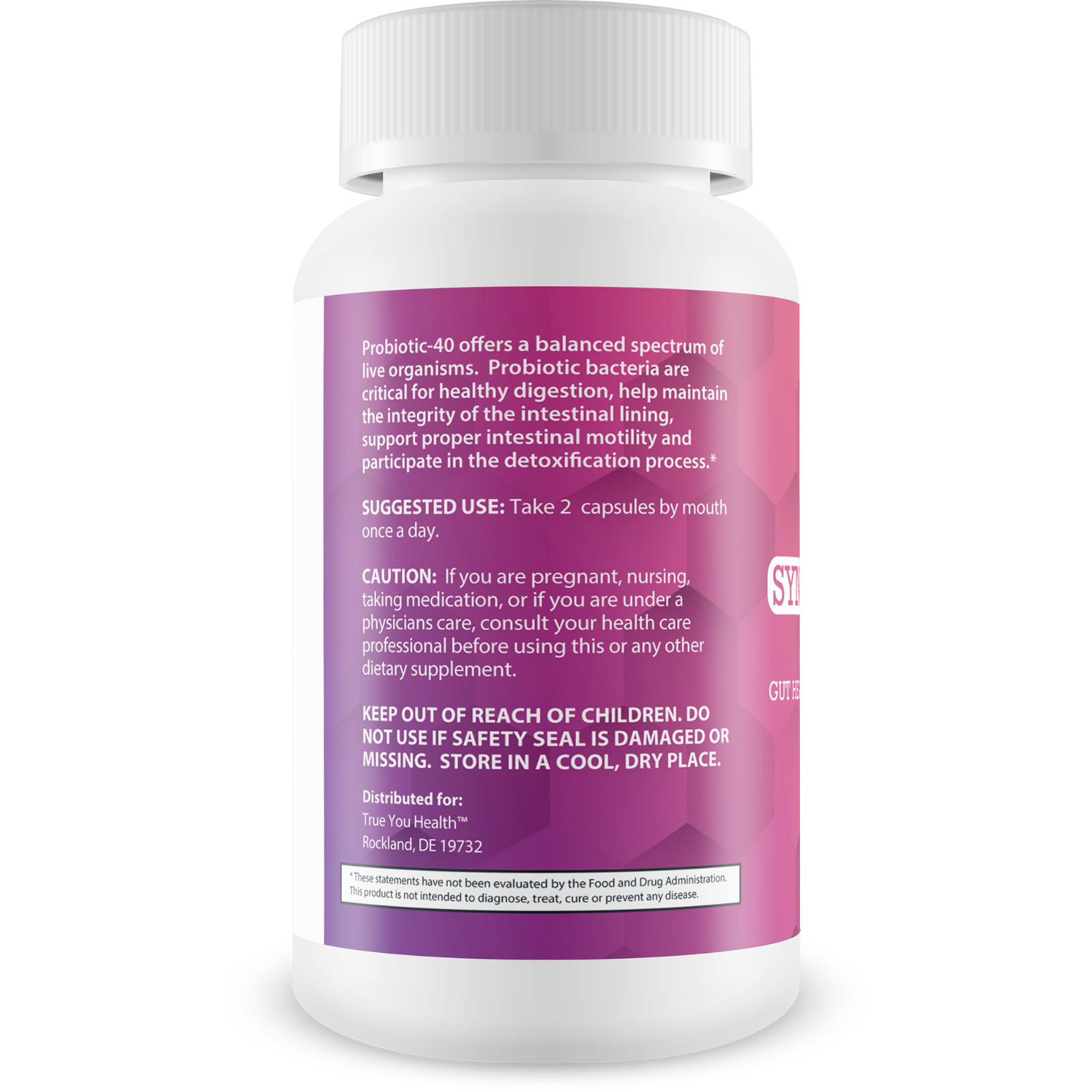 Synbiotic Pro – Our Best Daily Synbiotic Probiotics & Prebiotic – Gut Health
