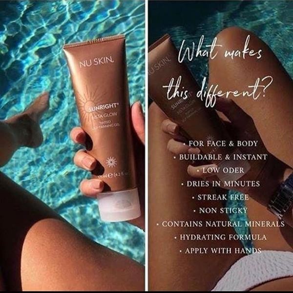 Nu Skin NuSkin Sunright Insta Glow Self Tanning Gel -NEW STOCK- 01/2028