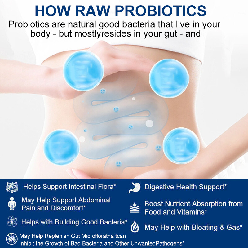 34 Strains with 100 Billion Probiotics CFU Probiotic Capsules Digestive Support