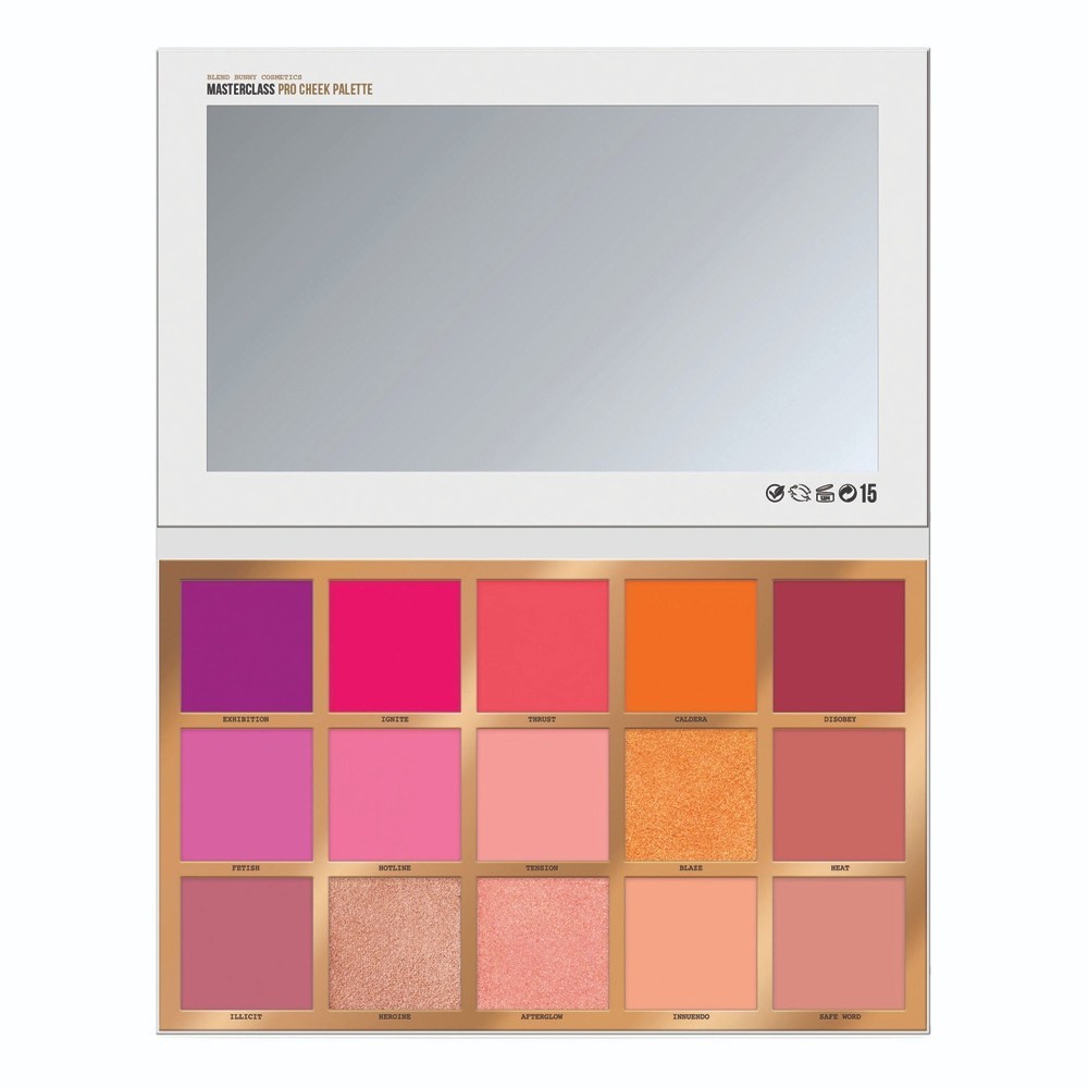 Blend Bunny Cosmetics Masterclass Pro Cheek Palette x15 Shades 21099542