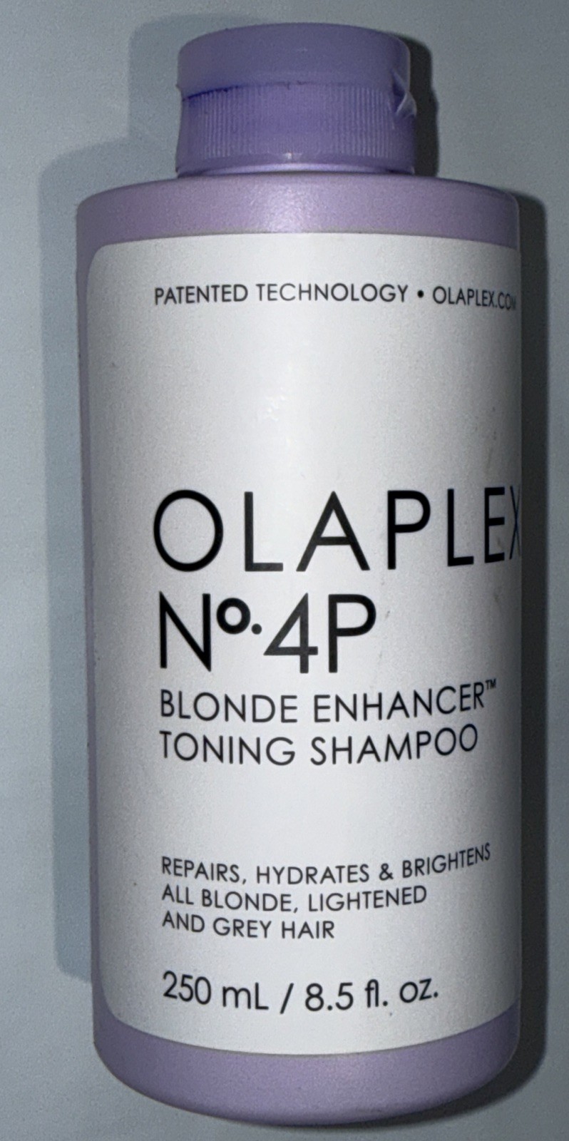 Olaplex No. 4P Blonde Enhancer Toning Shampoo Repairs Hydrates Brightens -8.5 oz