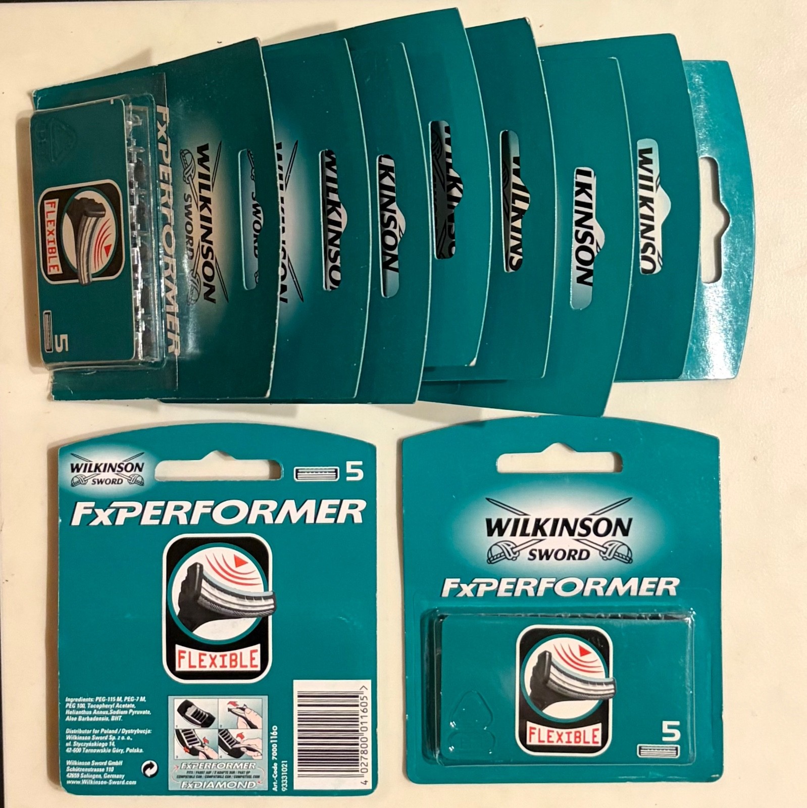 50 Wilkinson Sword FX Performer Razor Blades – Fits Schick Tracer – 10 Packs