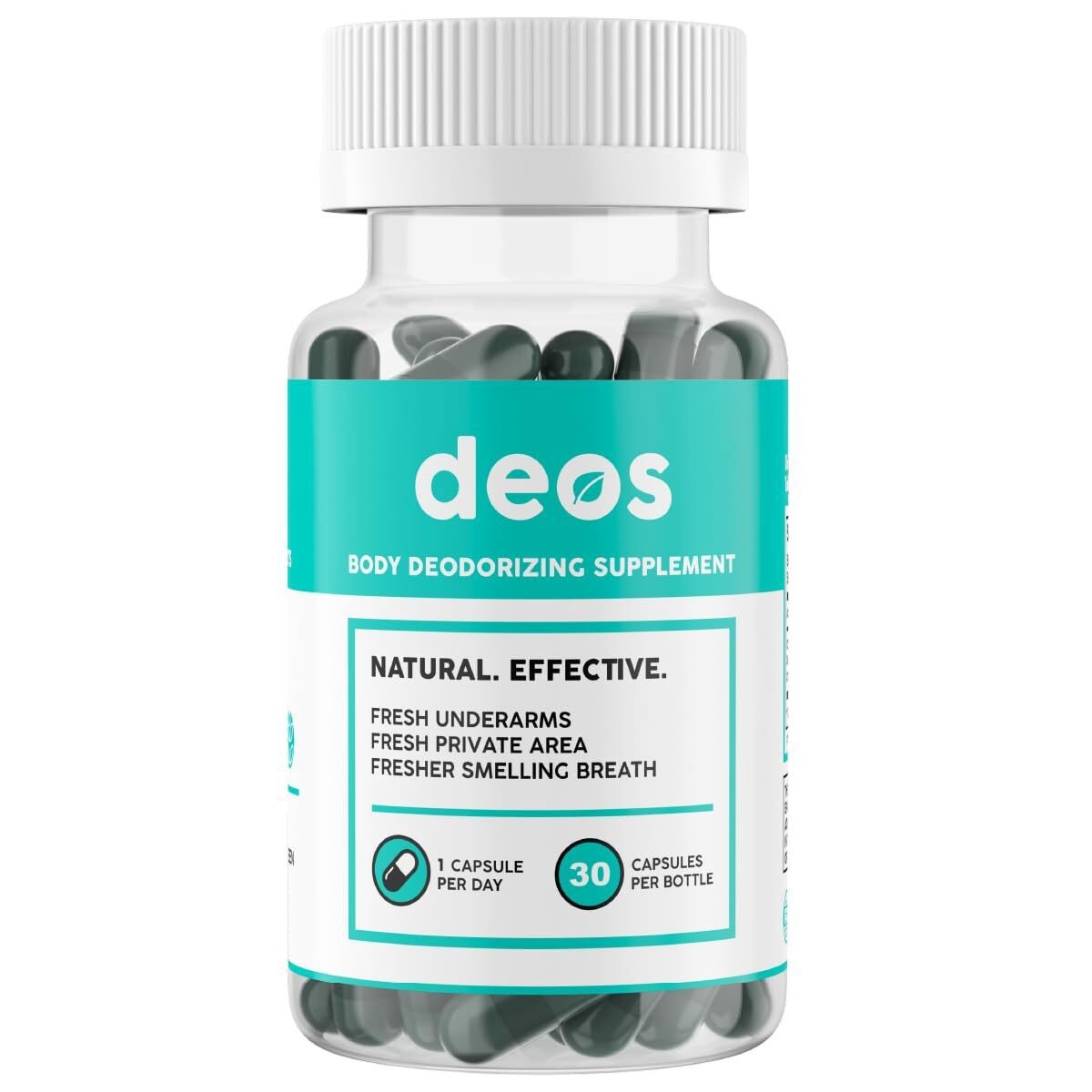 Deos Body Deodorizing Supplement Organic Parsley Chlorophyllin 30 Capsules