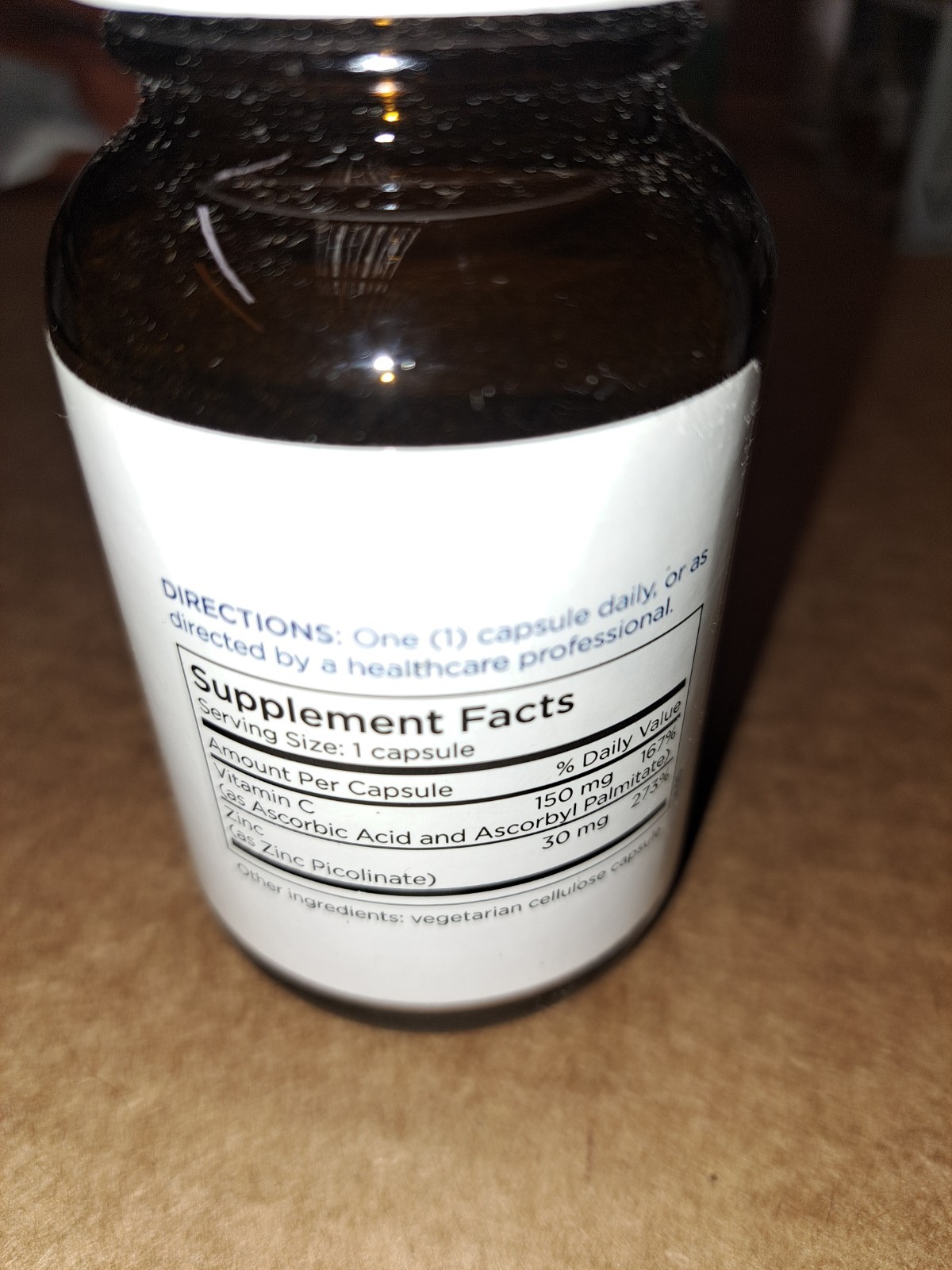Metabolic Maintenance Zinc Picolinate Dietary Supplement 30mg 90 Capsules