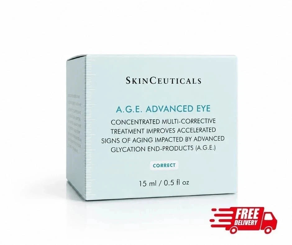 NEW SkinCeuticals A.G.E. Advanced Eye Treatment Anti-Aging 0.5oz/15ml Authentic