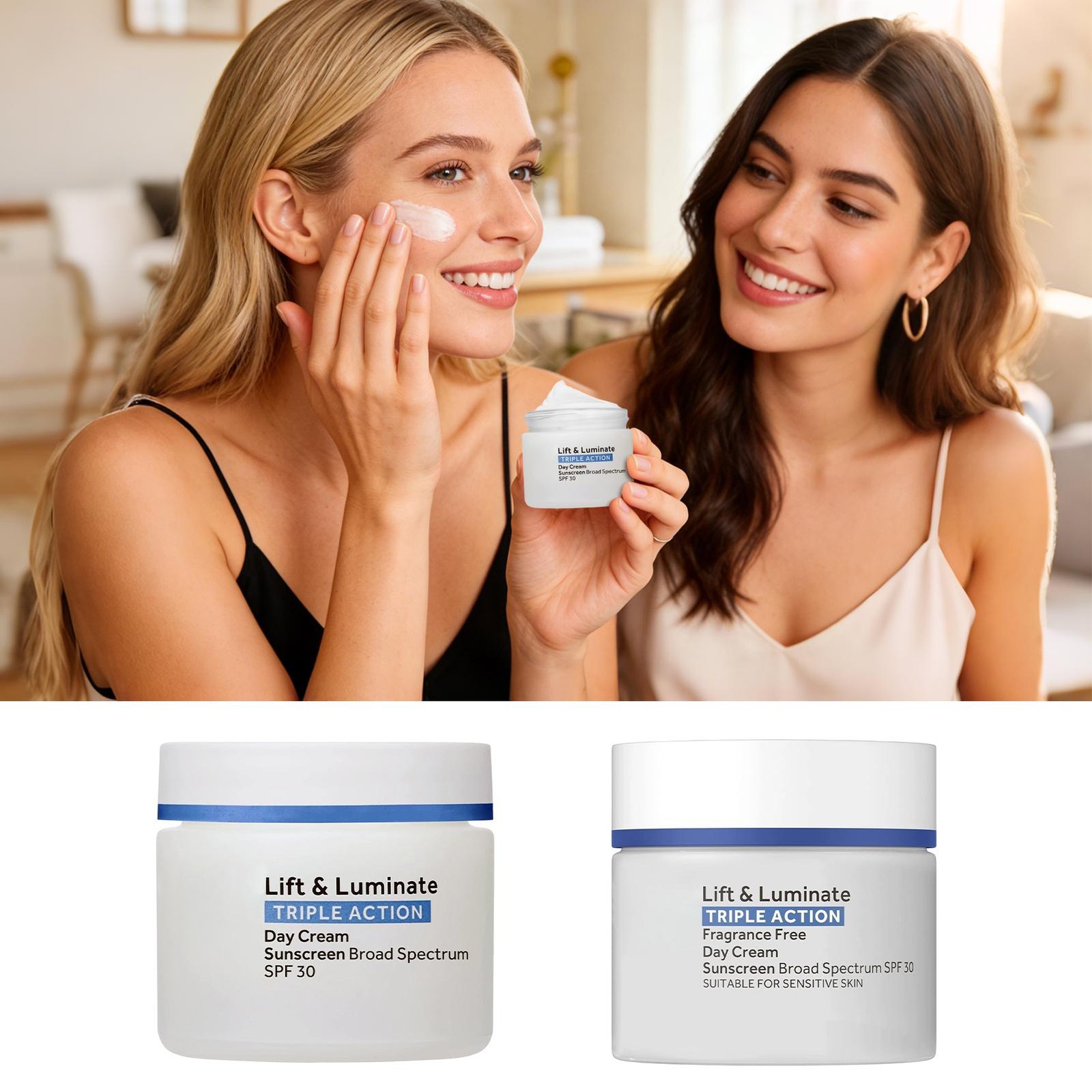 1pc No 7 Lift & Luminate Triple Action Day Cream – Anti-Aging Face Cream SPF 30