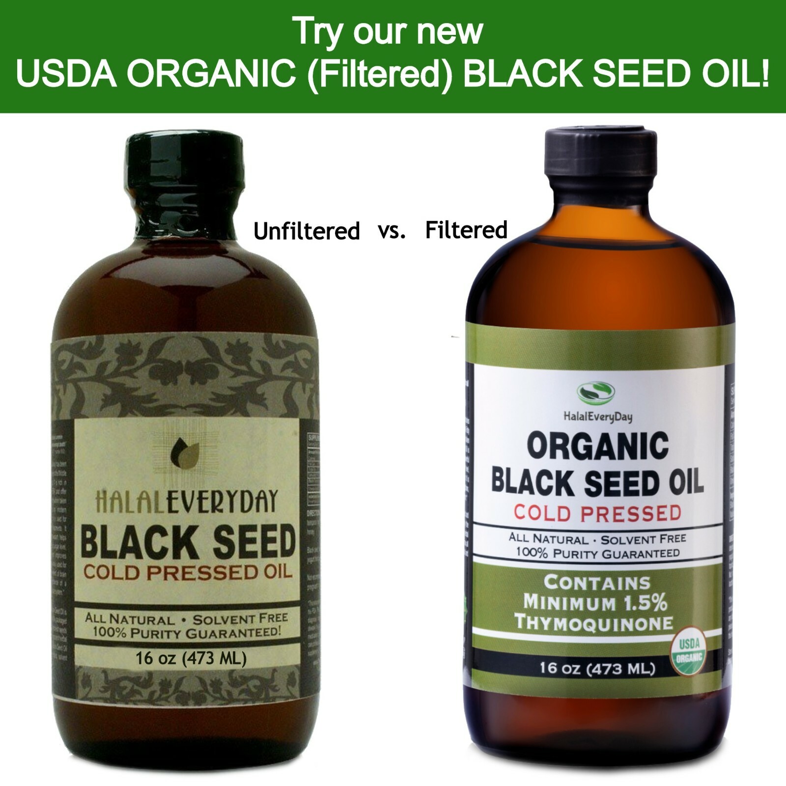 100% Organic Pure Black Seed Oil Cold Pressed Cumin Nigella Sativa Thymoquinone