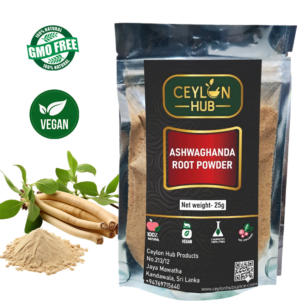 Organic Ashwagandha Root Powder Withania Somnifera Natural Herbal Powder 1.7 Oz