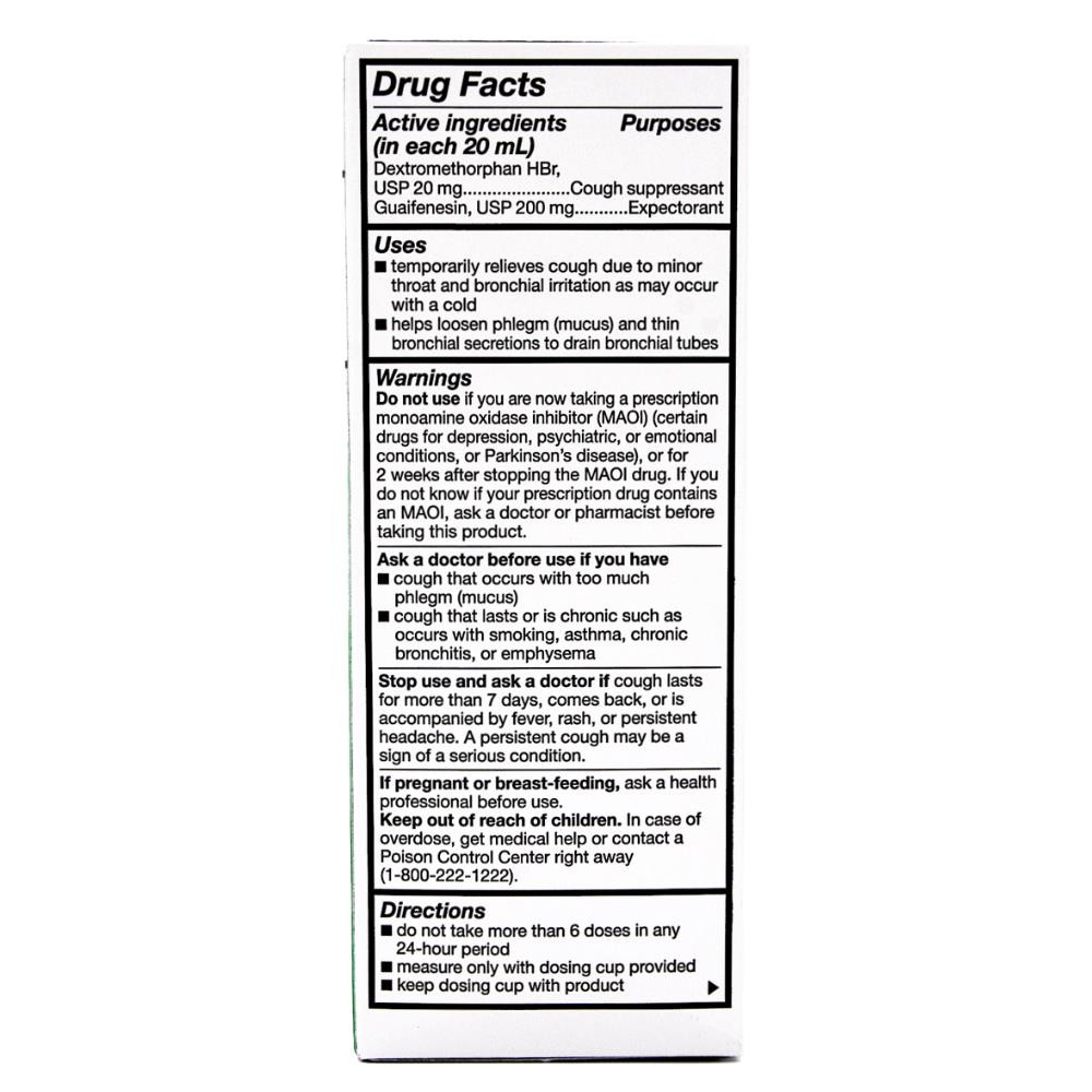 Major Robafen DM Cough Raspberry Flavor Syrup – 8 Fl Oz | Robitussin DM (3 Pack)