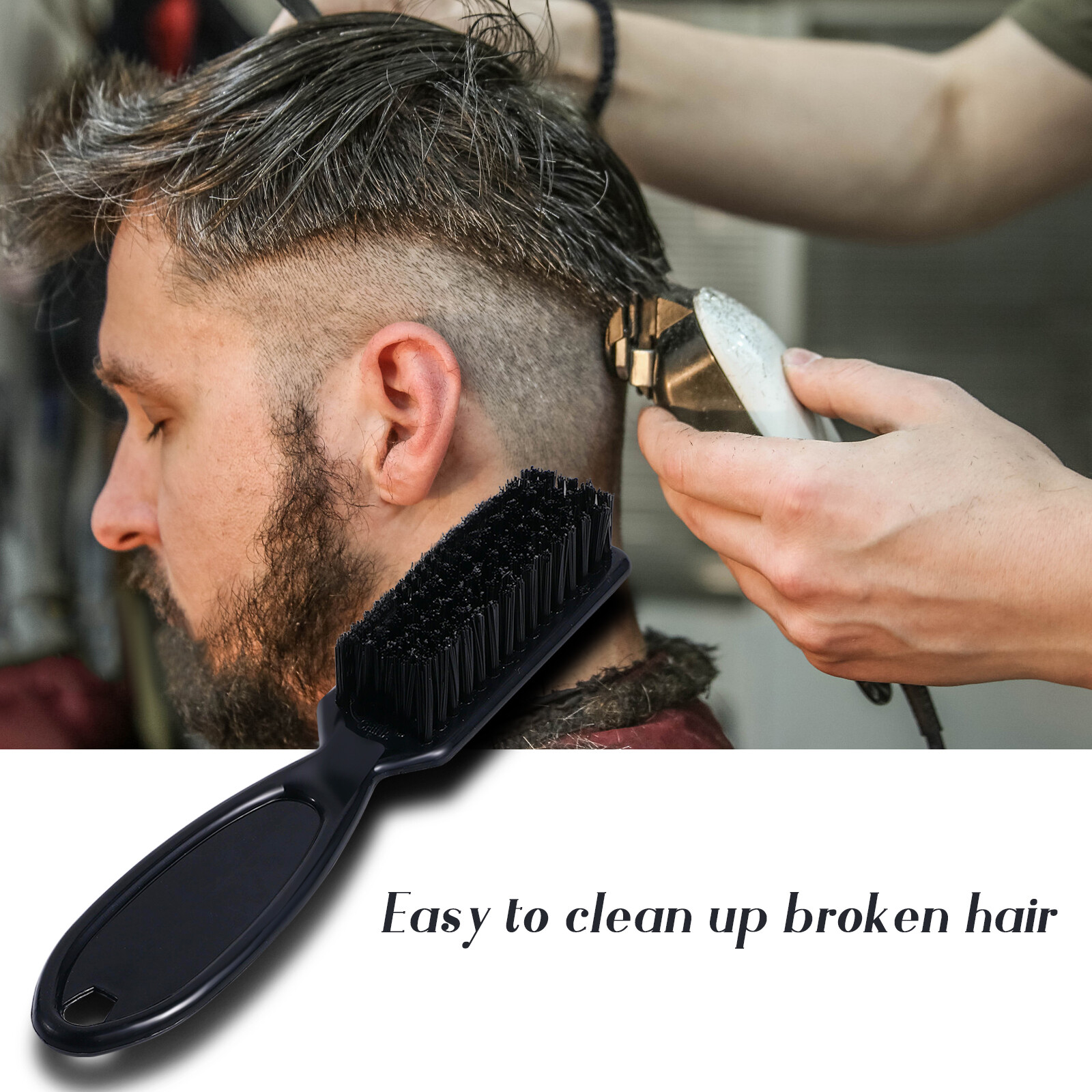 5/10/20pcs Soft Bristles Barber Blade Cleaning Clipper Trimmer Nylon Brush Comb