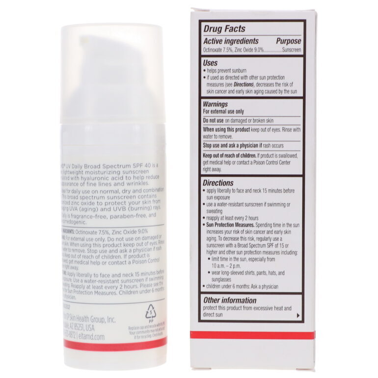 EltaMD UV Daily Sunscreen SPF 40 1.7oz – Hydrating Broad Spectrum, Untinted