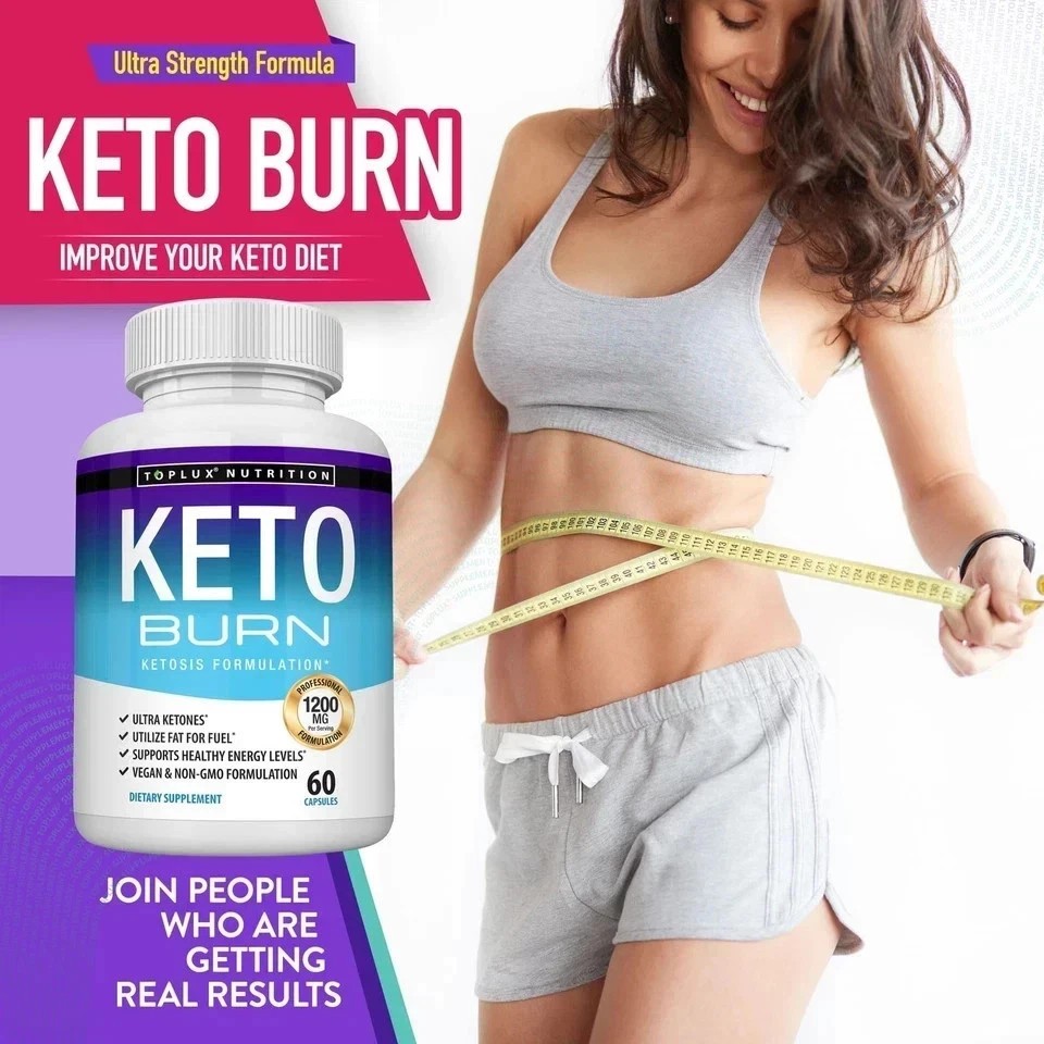 Toplux Keto Burn Pills Ketosis Weight Loss – 1200 Mg Ultra Advanced Natural