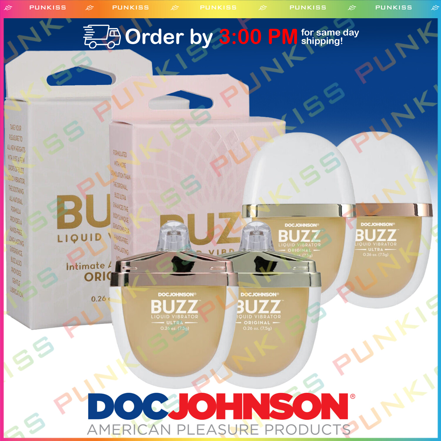 Doc Johnson BUZZ Liquid Clitoral Sensitizer Gel💋Stimulating & Lubricant Cream