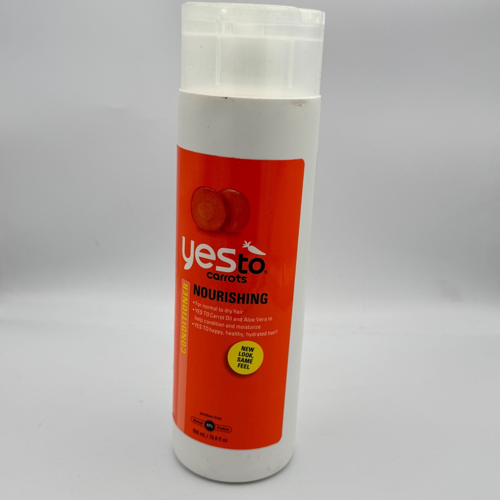Yes To Carrots Nourishing Conditioner Normal to Dry Hair 16.9oz Paraben Free