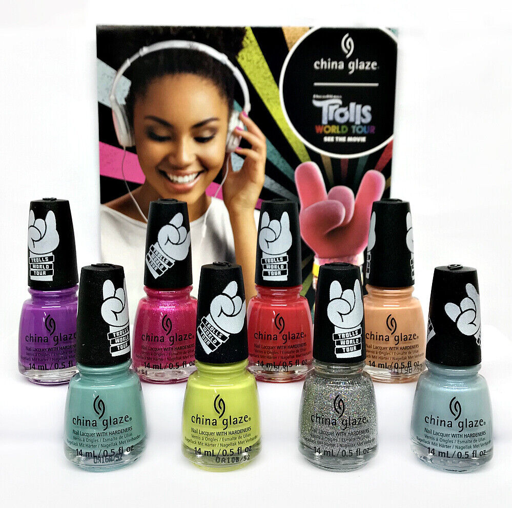 China Glaze Nail Lacquer TROLLS WORLD TOUR – Pick Color – Buy 2 Get 1 Free