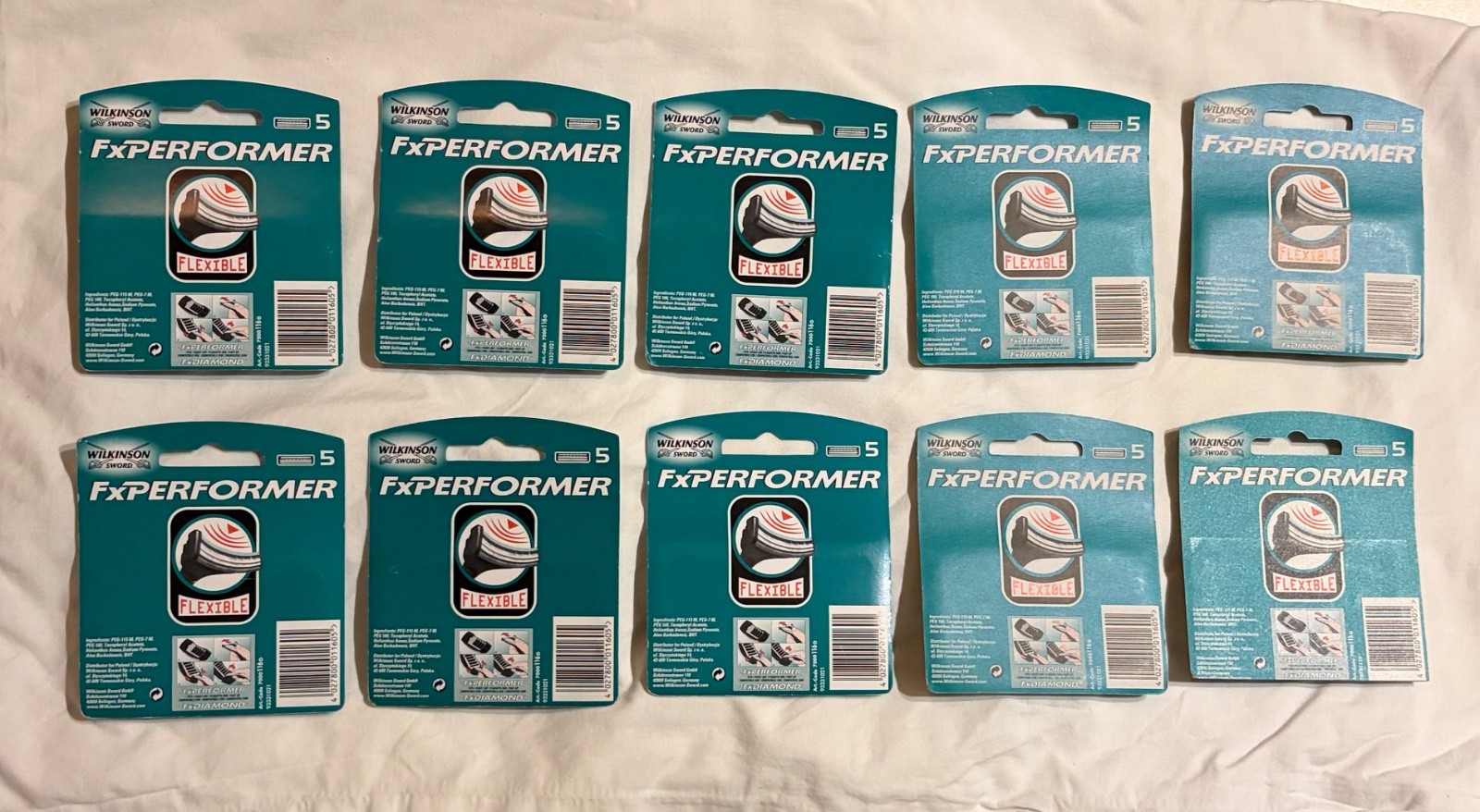 50 Wilkinson Sword FX Performer Razor Blades – Fits Schick Tracer – 10 Packs