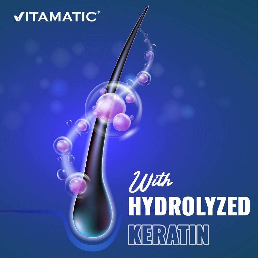2 pack Vitamatic High Potency Biotin 20000 mcg (20mg) with Keratin 100mg 120 Veg