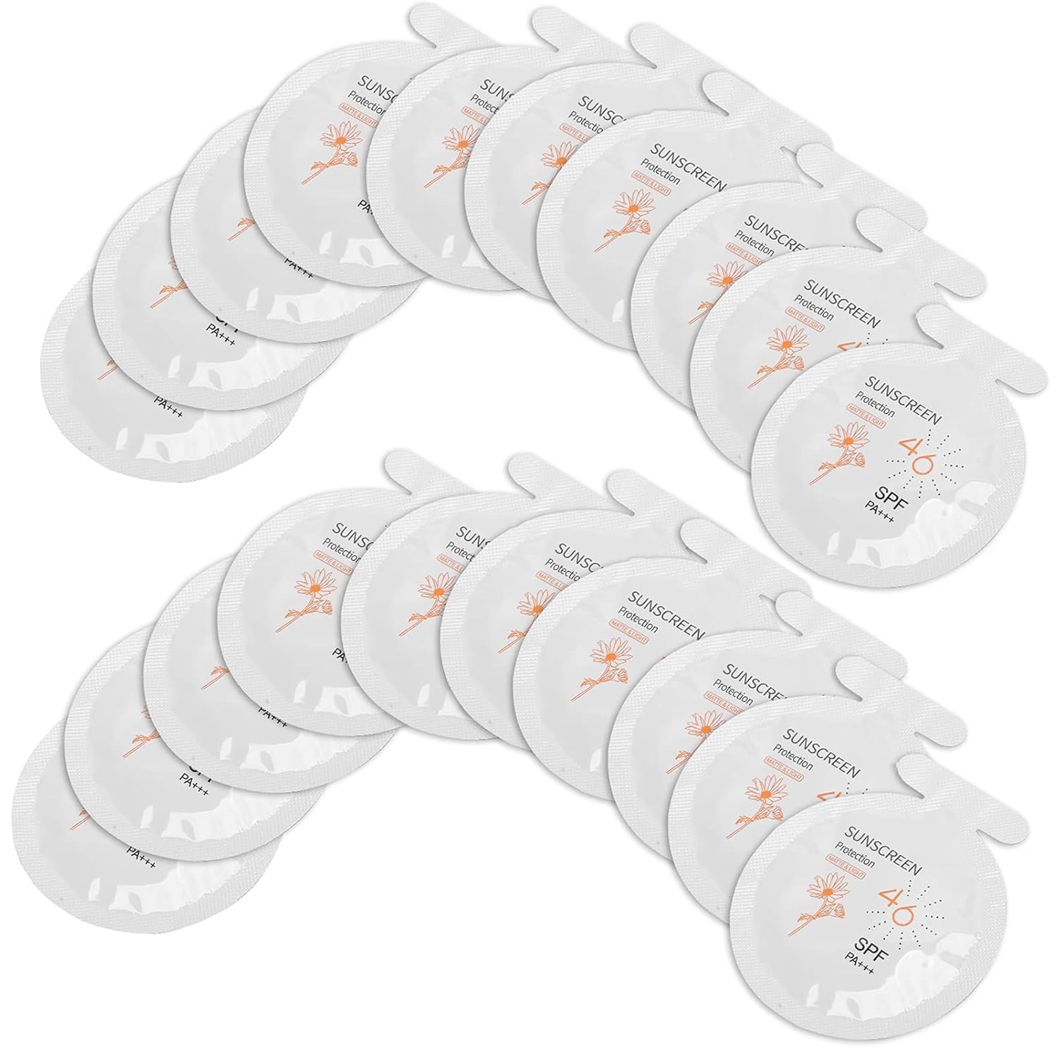 20 Pack Moisturizing Sunscreen Gel SPF 46 – Ideal for Sports & Outdoor Use