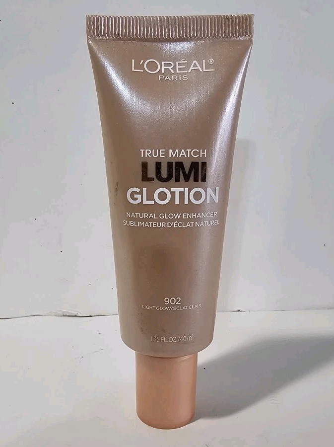 L’OREAL Makeup True Match Lumi Glotion, Natural Glow 902 Light 1.35oz NewUnboxed