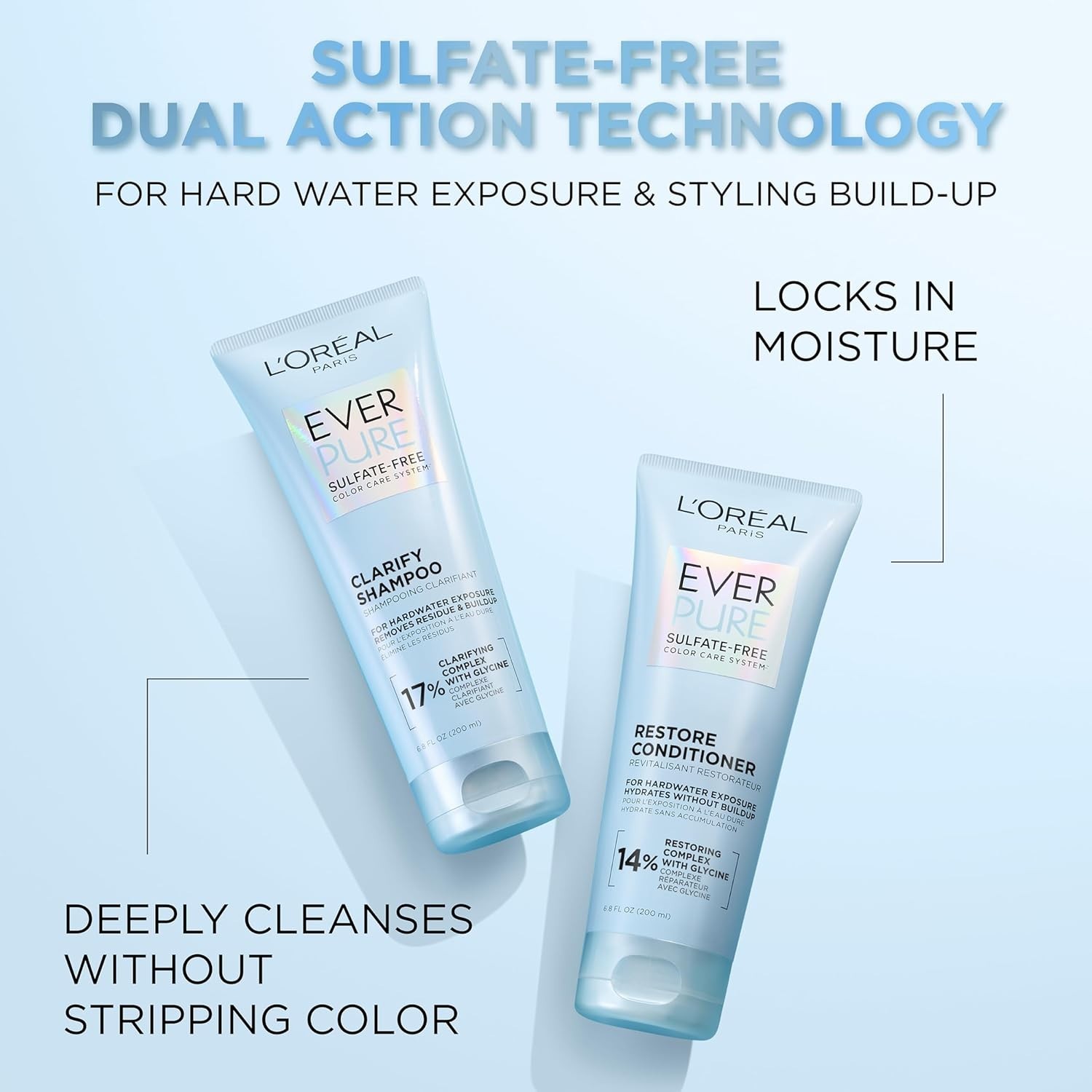 Clarify Sulfate Free Shampoo with Antioxidants Clarifying Shampoo for Hard6.8 Fl