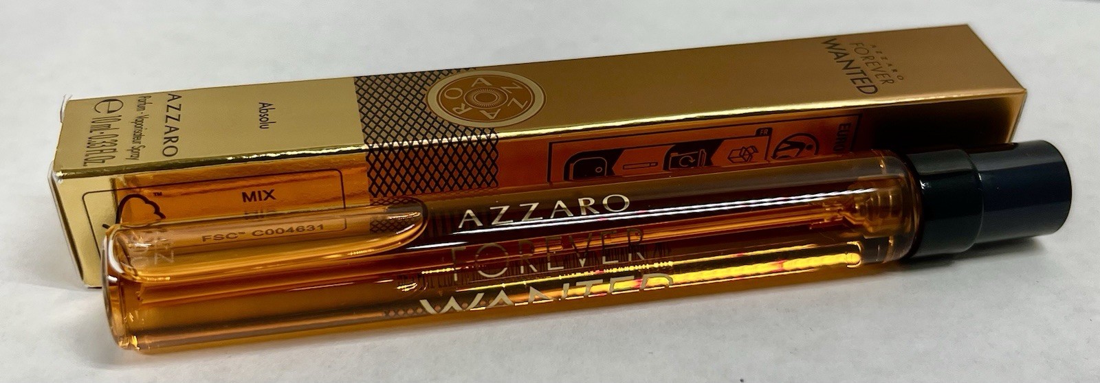 Forever Wanted Absolu Azzaro Parfum 0.33 Fl. Oz./10Ml. Travel Size Spray