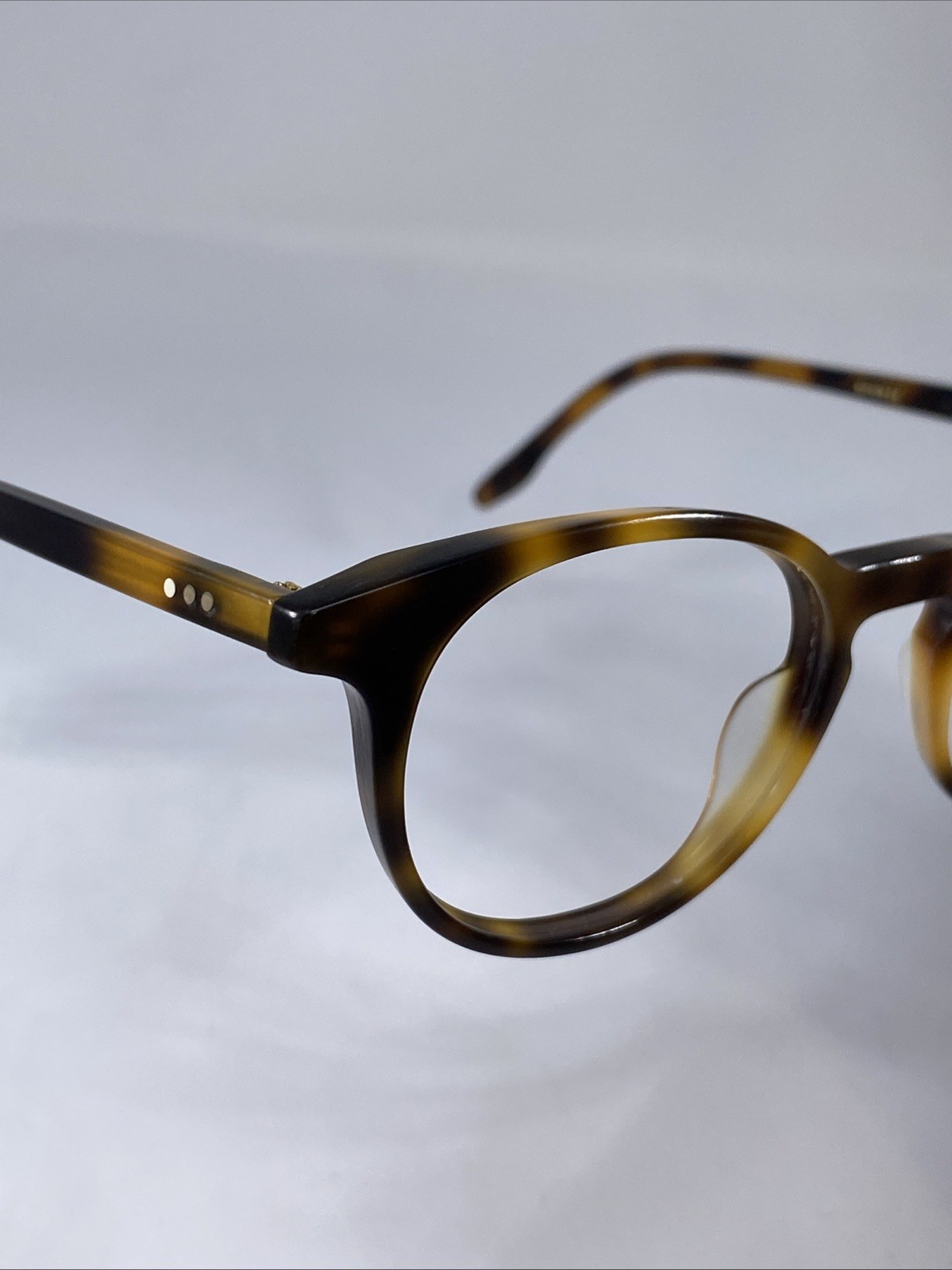 ALLPOETS “GIBBS-HV” Spain Brown Tortoise Eyeglasses Frame 48-19-145