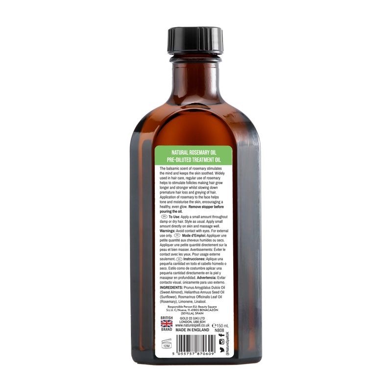 Nature Spell Natural Rosemary Oil – Natural Treatment Oil, Hair and Body Oil